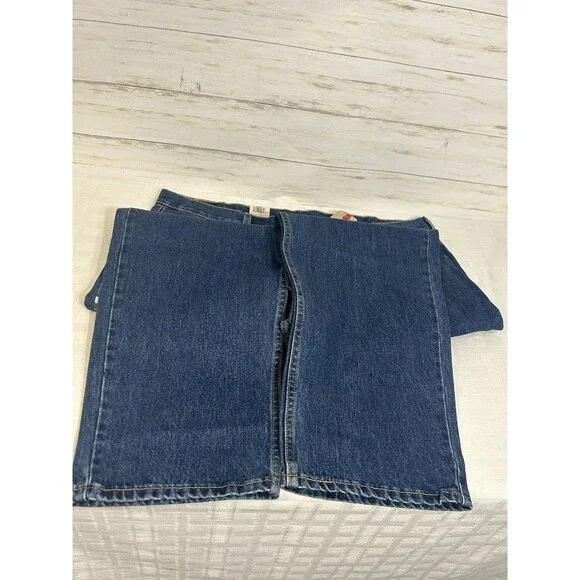 NEW NWT! Levi's 550 Relaxed Men's 44 X 30 Tapered Cotton Denim Jeans Dark Blue - Picture 5 of 12